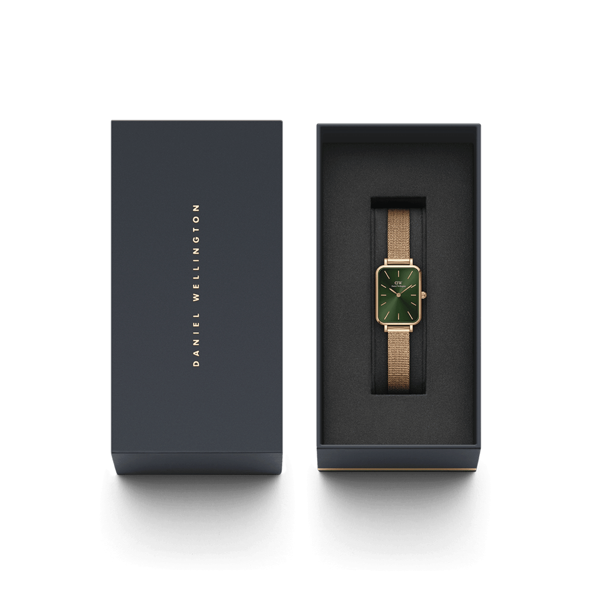 Daniel Wellington Quadro 20X26 Pressed Melrose Rose Gold & Emerald Watch Watches Daniel Wellington 