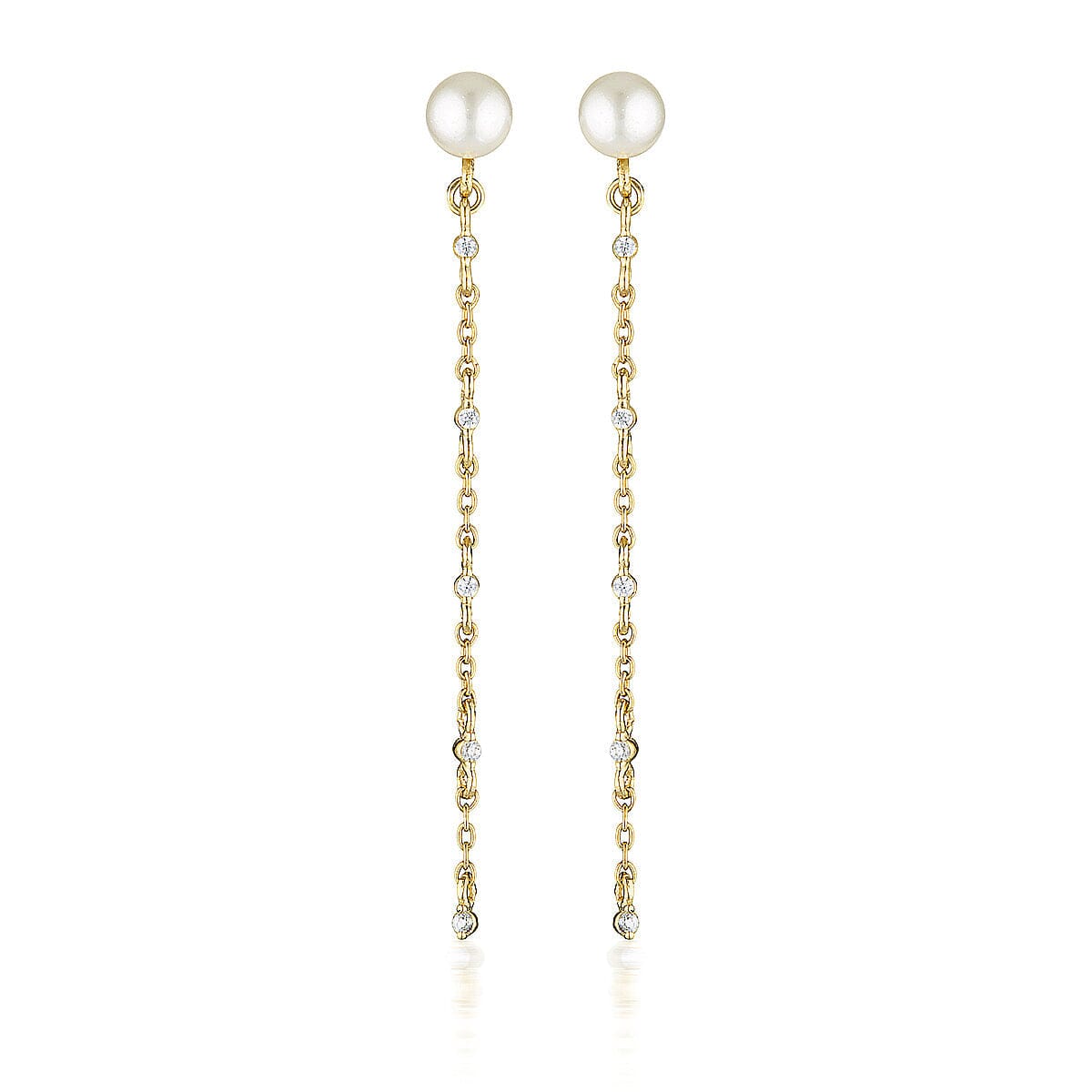 GEORGINI RED CARPET GLOBE EARRINGS GOLD Bevilles Jewellers 