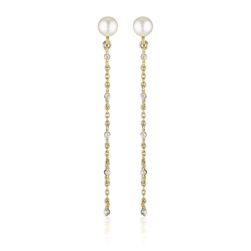 GEORGINI RED CARPET GLOBE EARRINGS GOLD Bevilles Jewellers 