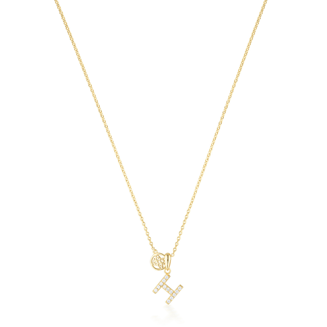 LUXURY LETTERS H INITIAL PENDANT GOLD Pendants Georgini 