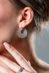 GEORGINI RED CARPET SUNDANCE EARRINGS SILVER Bevilles Jewellers 