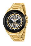 Maserati Traguardo 45mm Chronograph Gold Stainless Steel Strap Watch Watches Maserati 