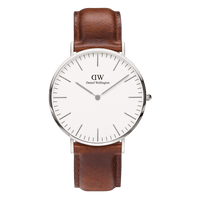 Daniel Wellington Classic 40 St Mawes Silver & White Watch Watches Daniel Wellington 