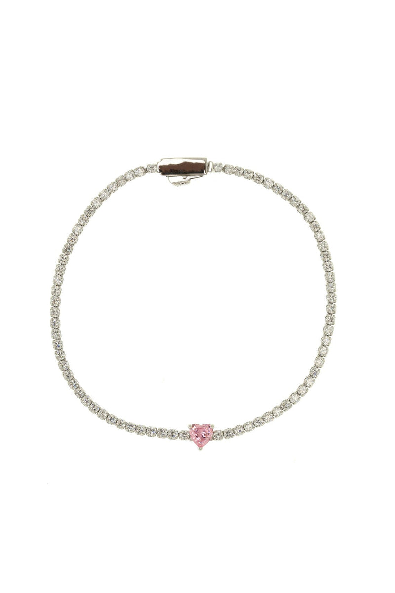 SWEETHEART TENNIS BRACELET SILVER 18CM Bracelets Georgini 