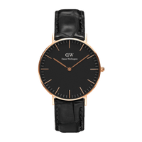 Daniel Wellington Classic 40 Reading Rose Gold & Black Watch Watches Daniel Wellington 