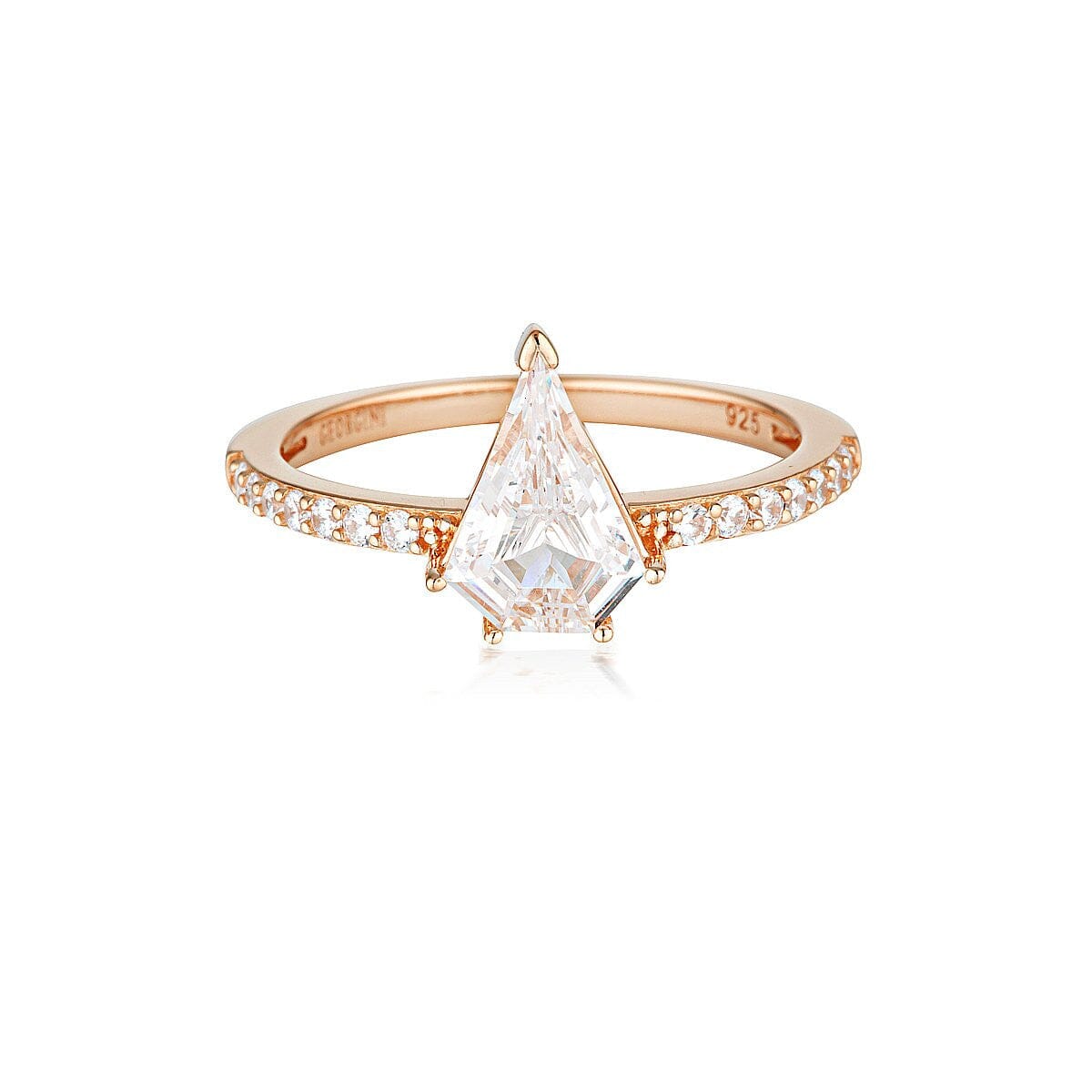 Georgini Rock Star Shield Rose Gold Ring - 7 Rings Georgini 