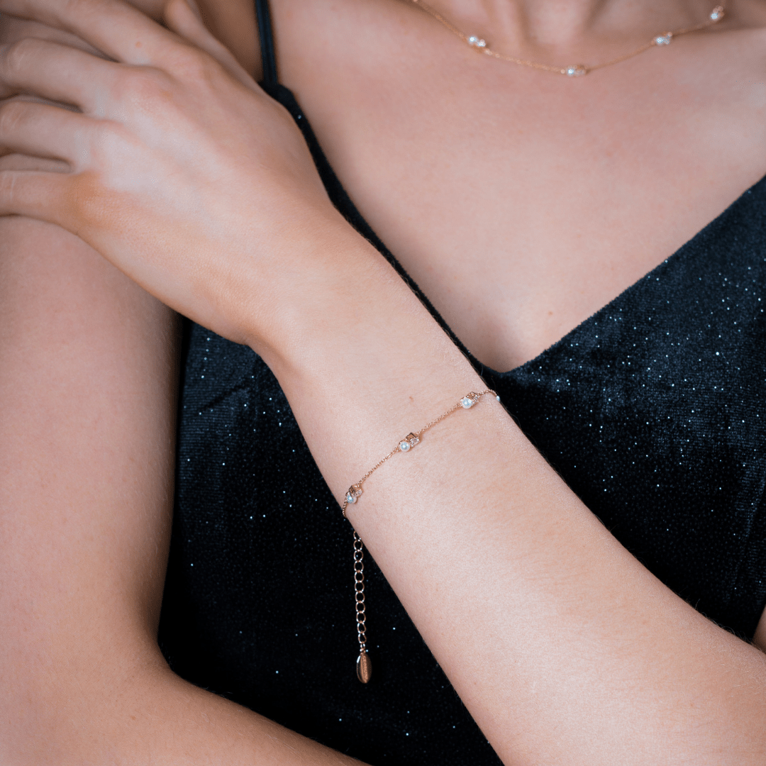 NOEL NIGHTS SNOW DROP BRACELET GOLD Bracelets Georgini 