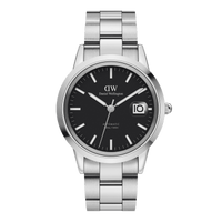 Daniel Wellington Iconic Link Automatic 40 Silver & Black Watch Watches Daniel Wellington 