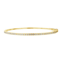 A CHRISTMAS JOURNEY BRILLIANT BANGLE GOLD Bangles Georgini 