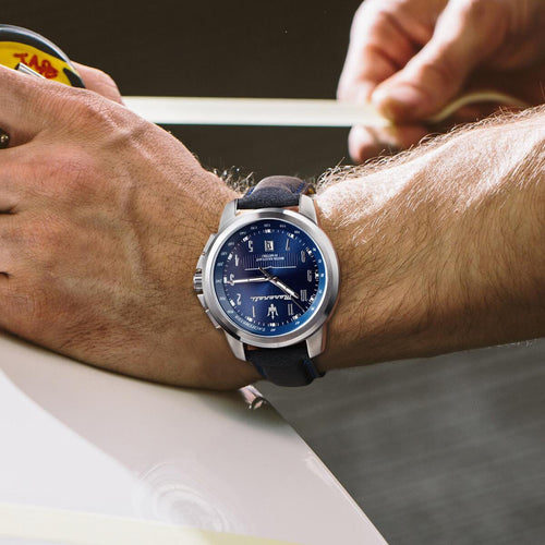 Maserati Successo Blue Dial 44mm Chronogragh Watches Maserati 