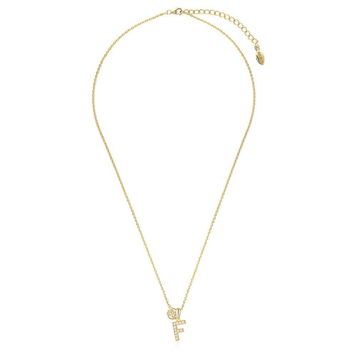 LUXURY LETTERS F INITIAL PENDANT GOLD Pendants Georgini 