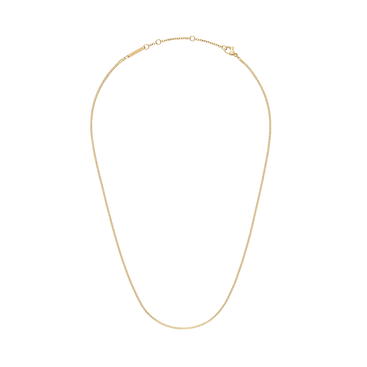 Daniel Wellington Elan Box Chain Necklace Short Gold Necklaces Daniel Wellington 