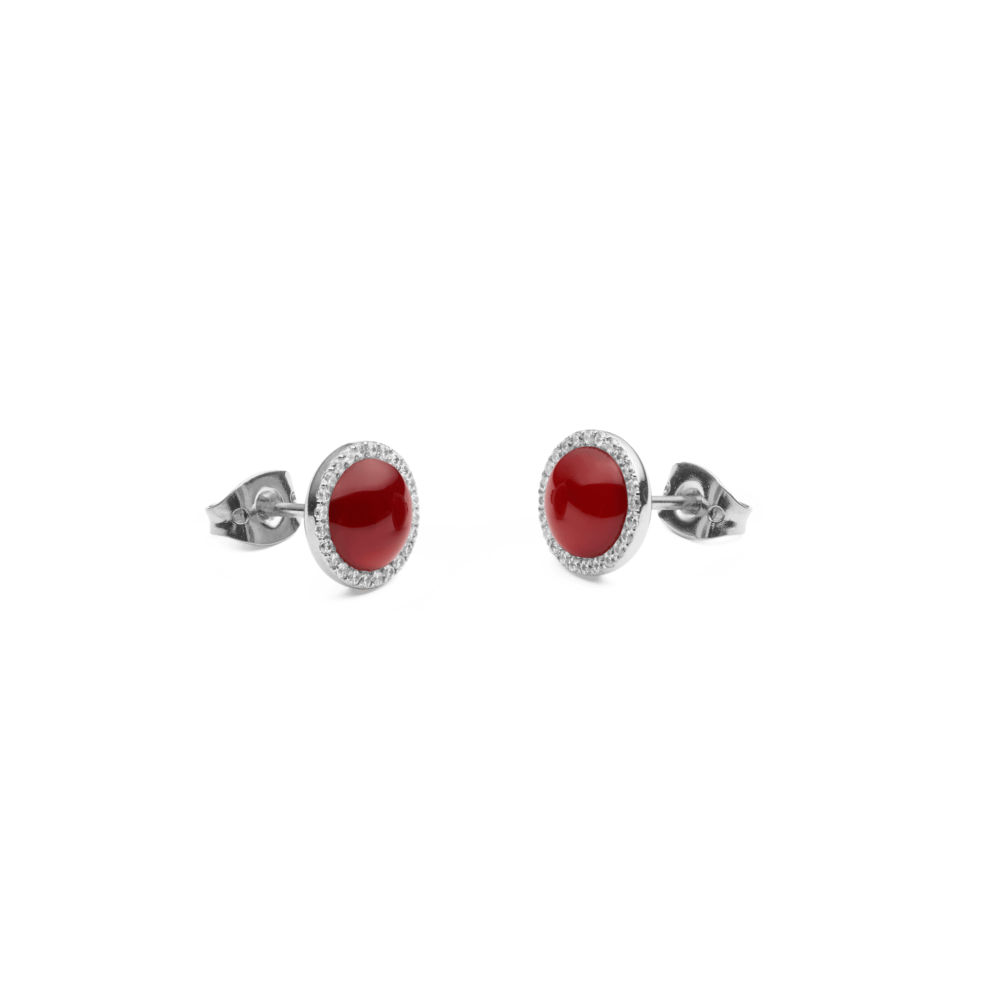 Daniel Wellington Audrey Earrings Red Agathe Silver Earrings Daniel Wellington 