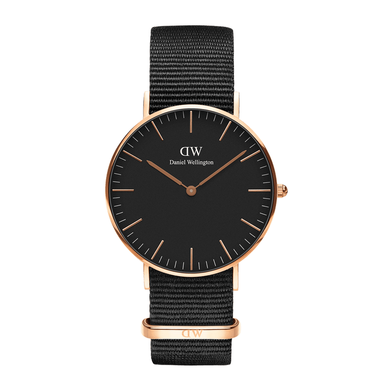 Daniel Wellington Classic 40 Cornwall Rose Gold & Black Watch Watches Daniel Wellington 