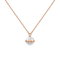 Daniel Wellington Aspiration Necklace Rose Gold Necklaces Daniel Wellington 