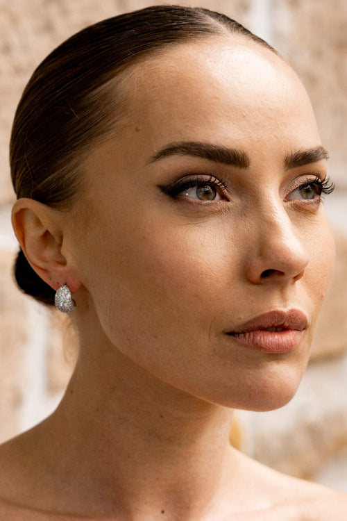 SYDNEY SOIRÉE DOUBLE BAY EARRINGS SILVER Bevilles Jewellers 