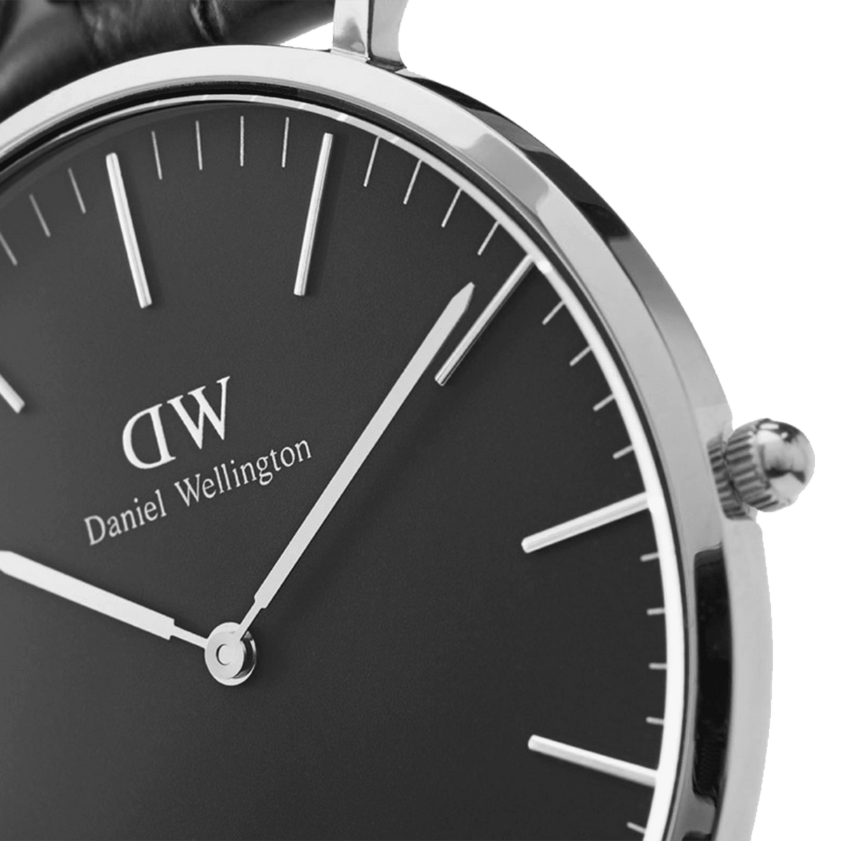 Daniel Wellington Classic 40 Sheffield Silver & Black Watch Watches Daniel Wellington 