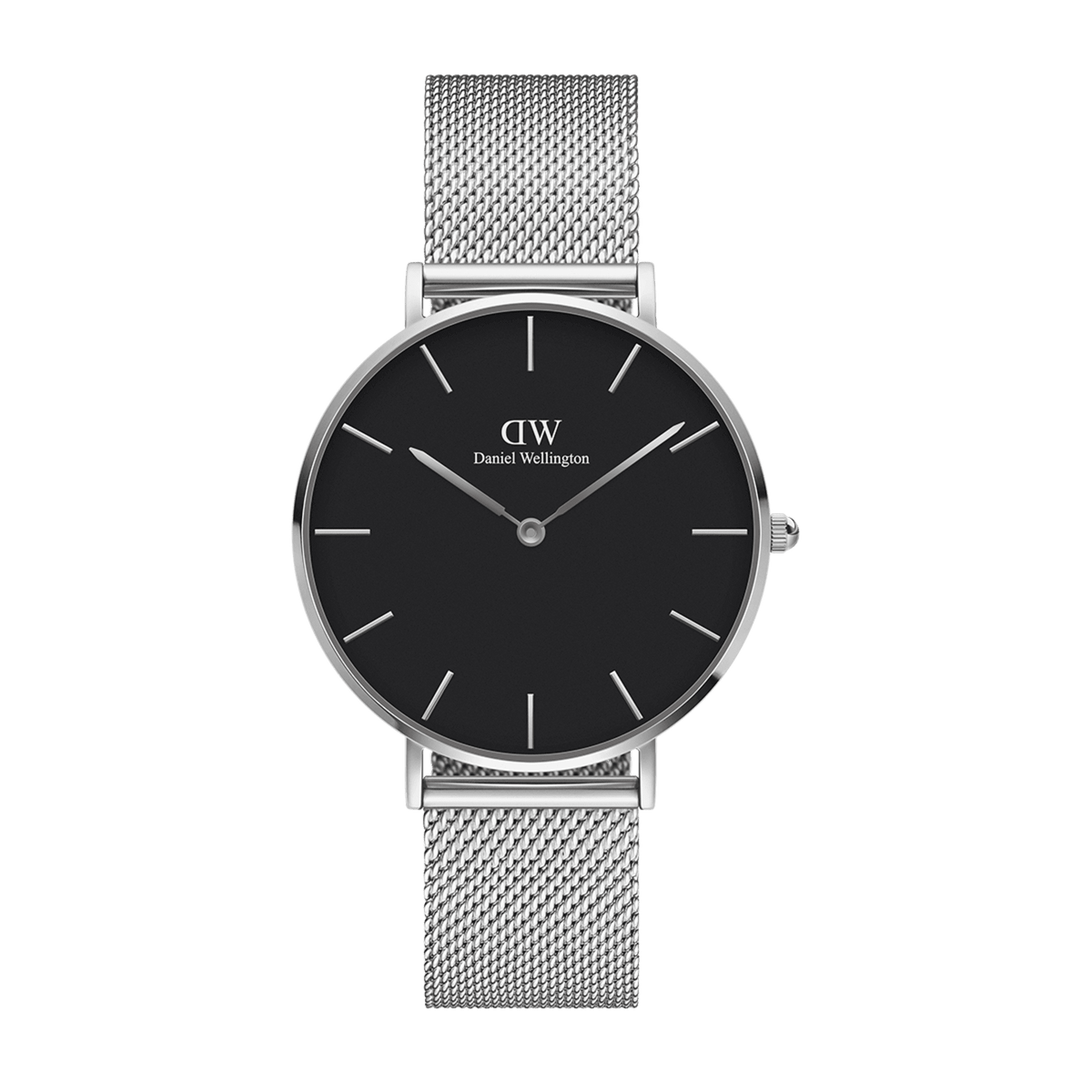 Daniel Wellington Petite 32 Silver & Black Watch Watches Daniel Wellington 