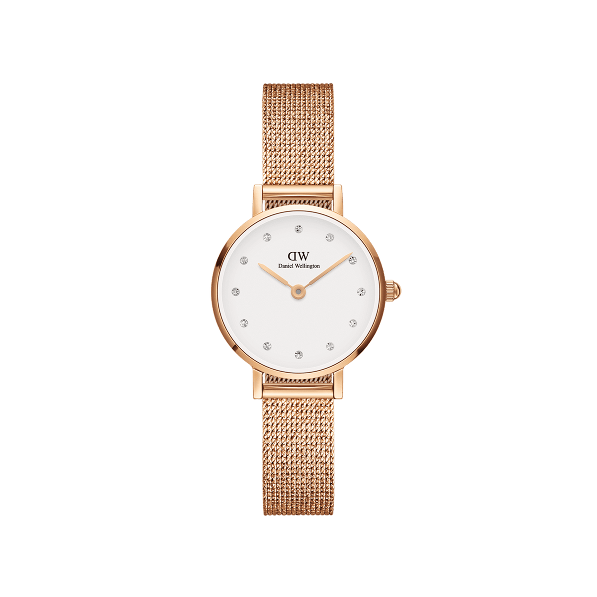 Daniel Wellington Petite 28 Pressed Melrose Lumine Rose Gold & White Watch Watches Daniel Wellington 