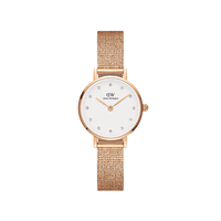 Daniel Wellington Petite 28 Pressed Melrose Lumine Rose Gold & White Watch Watches Daniel Wellington 