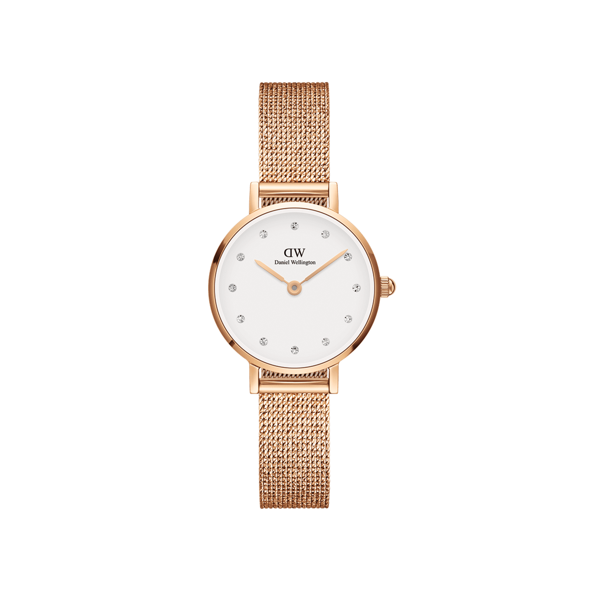 Daniel Wellington Petite 28 Pressed Melrose Lumine Rose Gold & White Watch Watches Daniel Wellington 