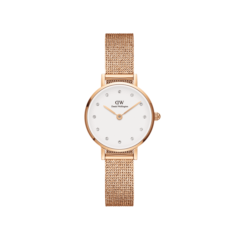 Daniel Wellington Petite 28 Pressed Melrose Lumine Rose Gold & White Watch Watches Daniel Wellington 