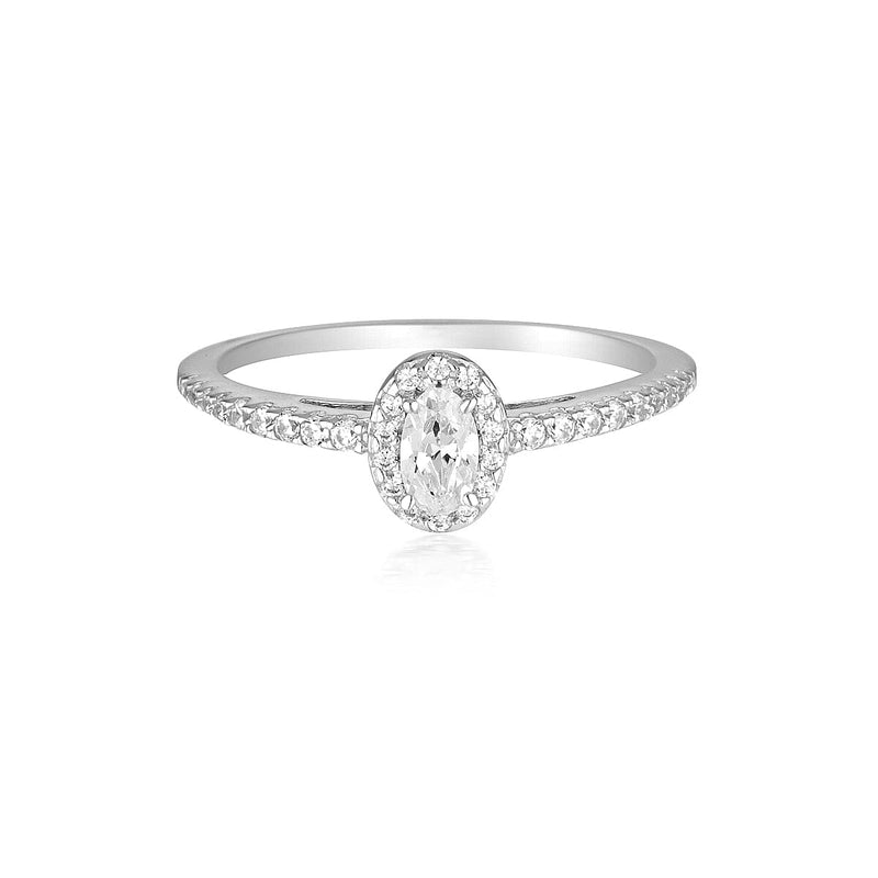 GEORGINI AURORA GLOW RING SILVER Bevilles Jewellers 8 