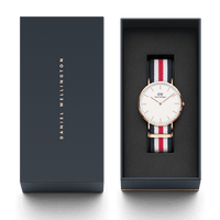 Daniel Wellington Classic 40 Canterbury Rose Gold & White Watch Watches Daniel Wellington 