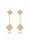 SYDNEY SOIRÉE FAIRWATER MOTHER OF PEARL DROP EARRINGS GOLD Bevilles Jewellers 