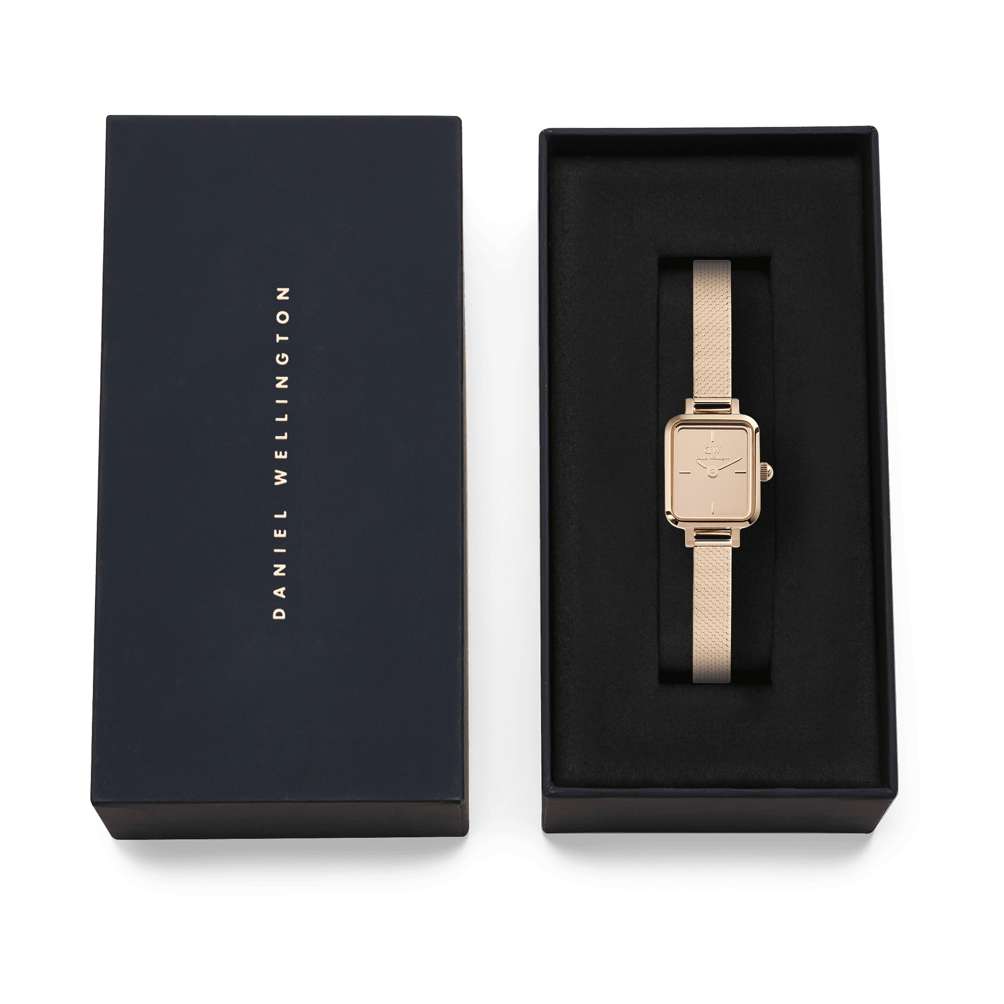 Daniel Wellington Quadro Mini Reflection Rose Gold Watch Watches Daniel Wellington 