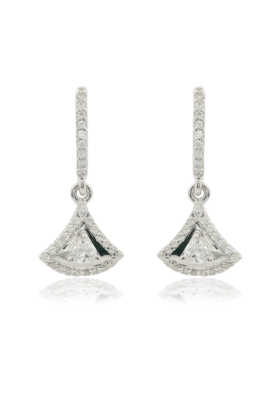 CHIC NOEL FANTASTIC EARRINGS SILVER Bevilles Jewellers 