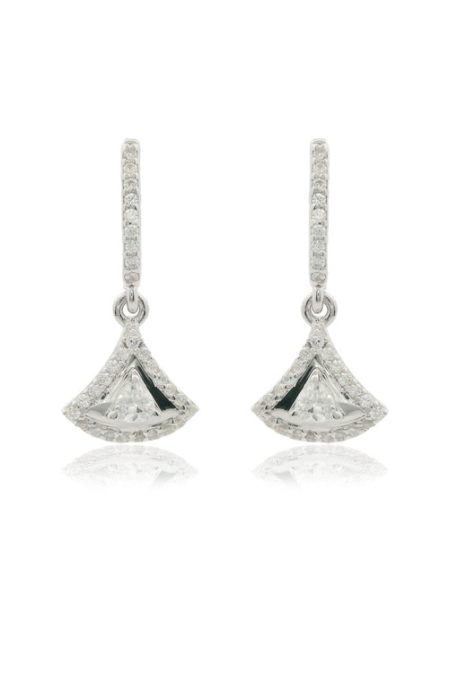 CHIC NOEL FANTASTIC EARRINGS SILVER Bevilles Jewellers 