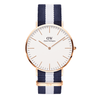 Daniel Wellington Classic 40 Glasgow Rose Gold & White Watch Watches Daniel Wellington 