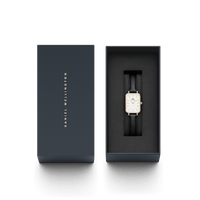 Daniel Wellington Quadro 20X26 Pressed Sheffield Gold & White Watch Watches Daniel Wellington 