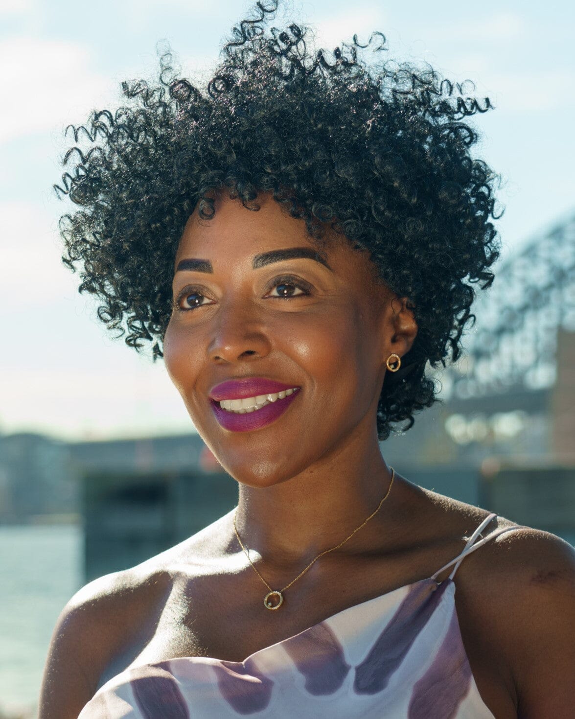 OPAL GLOW BLUE CREATED OPAL CIRCLE PENDANT GOLD Bevilles Jewellers 