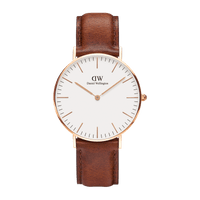 Daniel Wellington Classic 40 St Mawes Rose Gold & White Watch Watches Daniel Wellington 