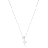 LUXURY LETTERS H INITIAL PENDANT SILVER Pendants Georgini 