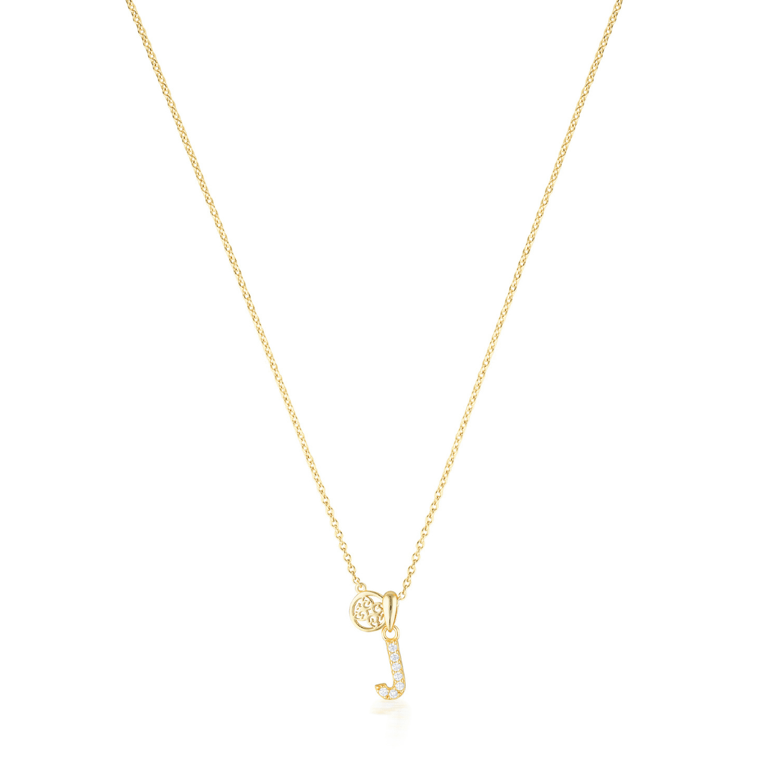 LUXURY LETTERS J INITIAL PENDANT GOLD Pendants Georgini 