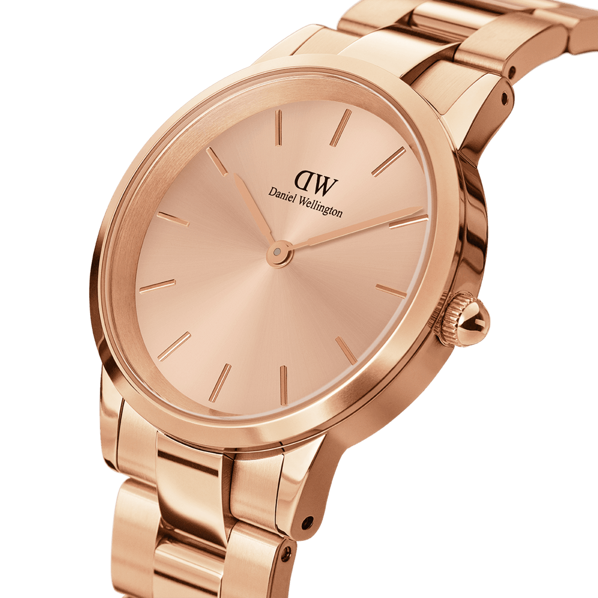 Daniel Wellington Iconic Link Unitone 28 Rose Gold Watch Watches Daniel Wellington 