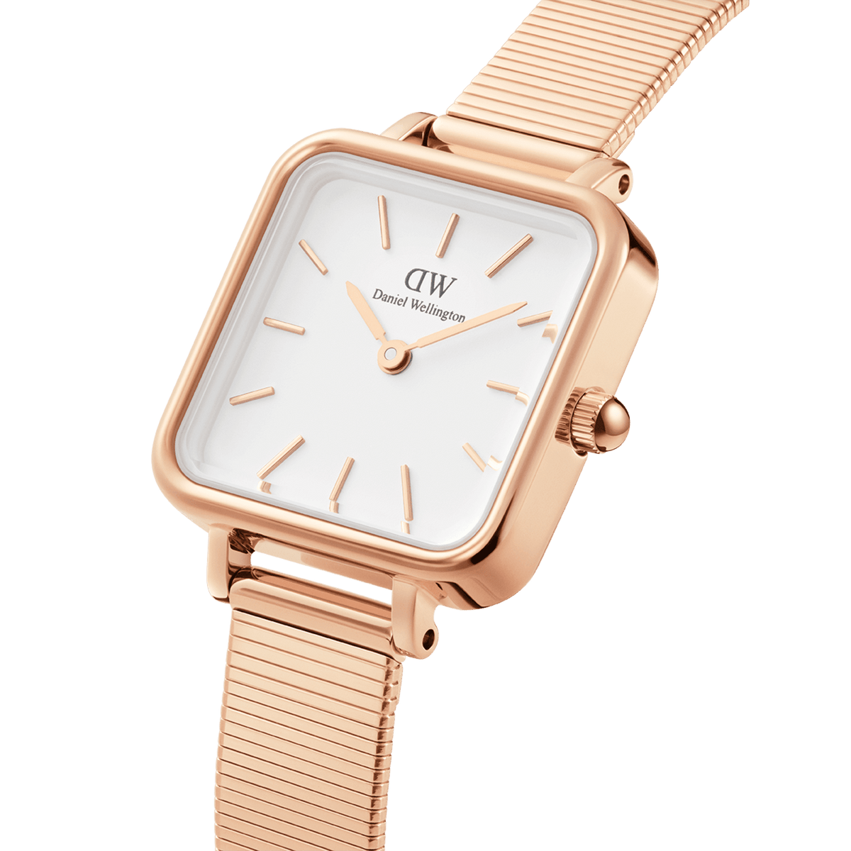 Daniel Wellington Quadro Studio 22x22 Rose Gold & White Watch Watches Daniel Wellington 