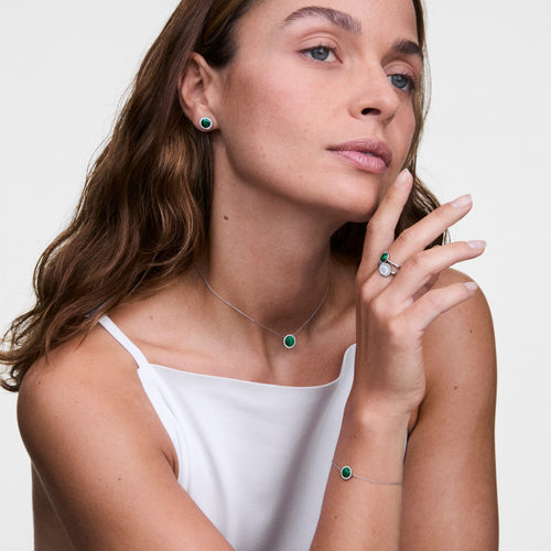 Daniel Wellington Audrey Ring Jade Silver Rings Daniel Wellington 