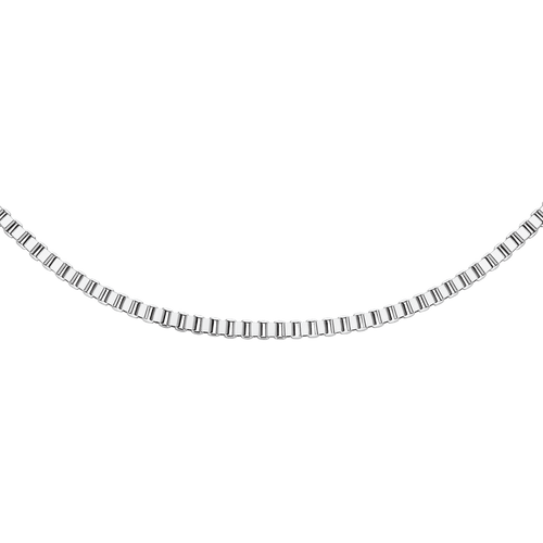 Daniel Wellington Elan Box Chain Necklace Short Silver Necklaces Daniel Wellington 