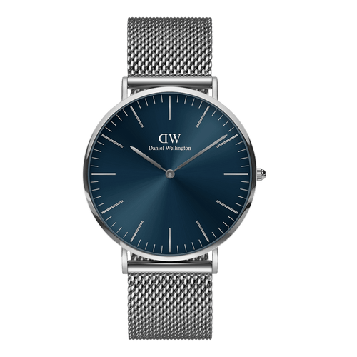 Daniel Wellington Classic 40 Sterling Silver Arctic Watch Watches Daniel Wellington 