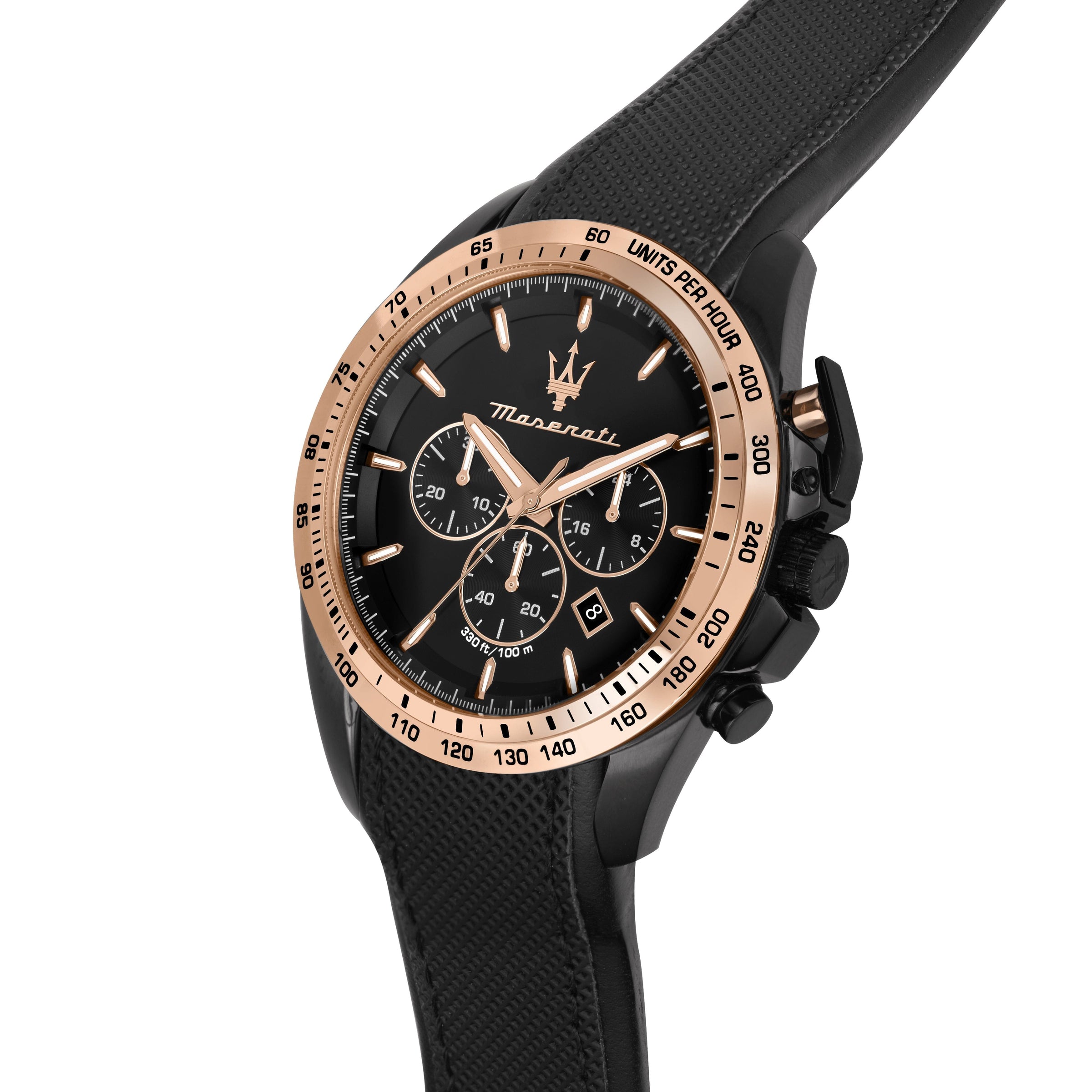 Maserati Epoca 42mm Black Chronograph Watches Maserati 