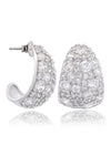 SYDNEY SOIRÉE ROSE BAY EARRINGS SILVER Bevilles Jewellers 