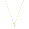 LUXURY LETTERS K INITIAL PENDANT GOLD Pendants Georgini 