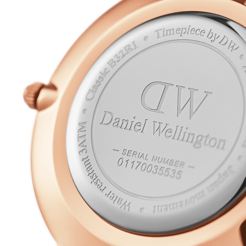 Daniel Wellington Petite 32 Ashfield Rose Gold & Black Watch Watches Daniel Wellington 