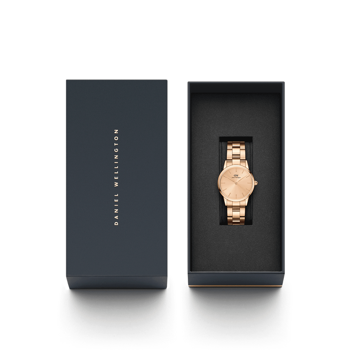 Daniel Wellington Iconic Link Unitone 28 Rose Gold Watch Watches Daniel Wellington 