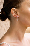 SYDNEY SOIRÉE FAIRWATER MOTHER OF PEARL DROP EARRINGS SILVER Bevilles Jewellers 