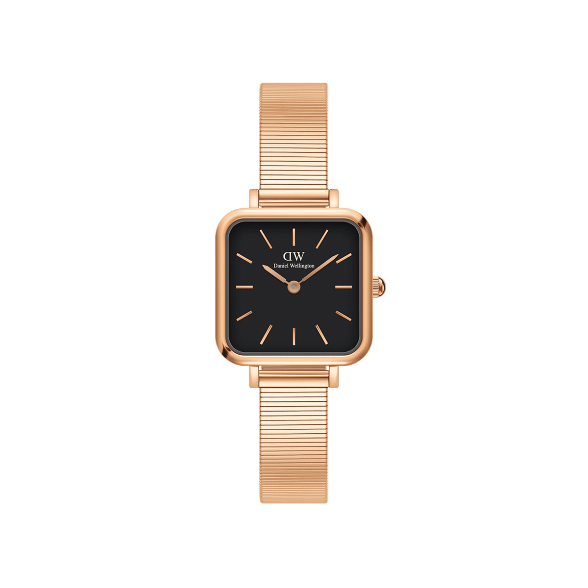 Daniel Wellington Quadro Studio 22x22 Rose Gold & Black Watch Watches Daniel Wellington 
